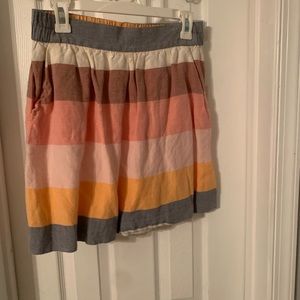 Multicolored skirt LOFT
